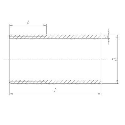 Alu Anschweißnippel, G ¾
