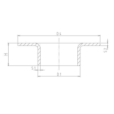 Alu Vorschweißbördel  90,0 x 3,0 mm, DN 80, PN10, ähnl. DIN 2642 , aus EN AW-5754,  AlMg3 - 1