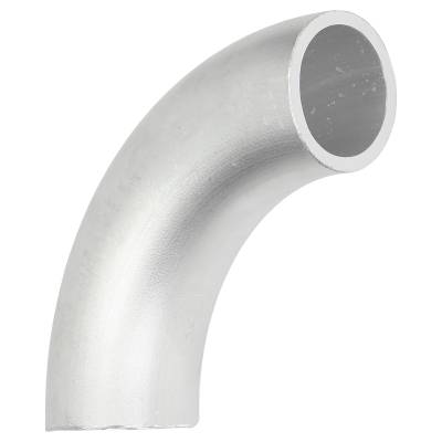 90° Alu Rohrbogen 80 x 5 mm, ca. r=175 mm ± 2,5 mm, BA5, ähnl. DIN 2605 , aus EN AW-6082, AlSi1MgMn, mit glatten Enden - 80 x 5,0 mm, EN AW-6082