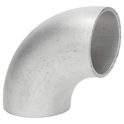 90° Alu Rohrbogen 48 x 3 mm, r=57 mm ± 2,5 mm, BA3, ähnl. DIN 2605 , aus EN AW-6082, AlSi1MgMn, mit glatten Enden - 48 x 3 mm, aus EN AW-6082