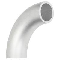 90° Alu Rohrbogen 48 x 3 mm, r=97,5 mm ± 2,5 mm, BA5, ähnl. DIN 2605 , aus EN AW-5754,  AlMg3, mit glatten Enden
